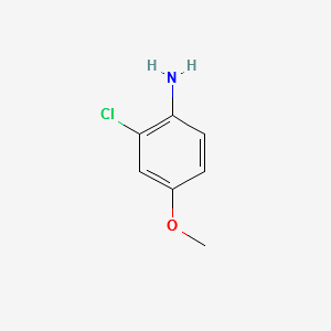 2-CHLORO-4-METHOXYANILINE structure, CAS 29242-84-0