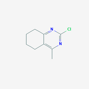 2-CHLORO-4-METHYL-5,6,7,8-TETRAHYDROQUINAZOLINE structure, CAS 83939-60-0