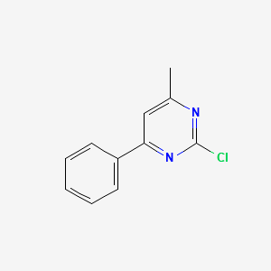 2-CHLORO-4-METHYL-6-PHENYLPYRIMIDINE structure, CAS 32785-40-3