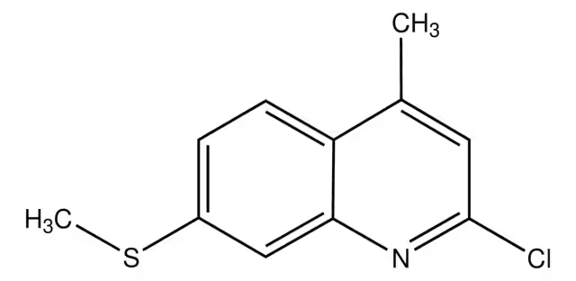 2-CHLORO-4-METHYL-7-(METHYLTHIO)QUINOLINE structure, CAS 938459-19-9
