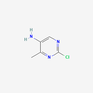 2-CHLORO-4-METHYLPYRIMIDIN-5-AMINE structure, CAS 20090-69-1