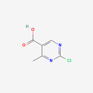 2-CHLORO-4-METHYLPYRIMIDINE-5-CARBOXYLIC ACID structure, CAS 188781-10-4