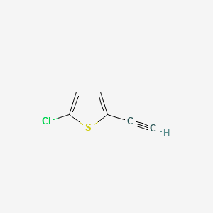 2-CHLORO-5-ETHYNYL-THIOPHENE structure, CAS 139957-82-7