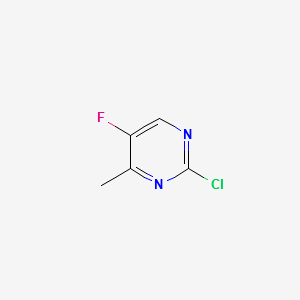 2-CHLORO-5-FLUORO-4-METHYLPYRIMIDINE structure, CAS 134000-96-7