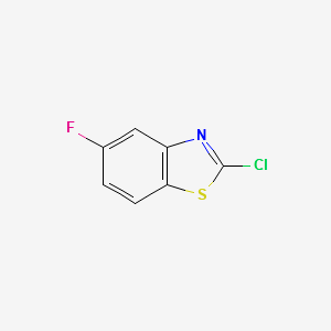 2-CHLORO-5-FLUOROBENZOTHIAZOLE structure, CAS 154327-27-2