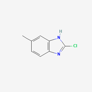 2-CHLORO-5-METHYL-1H-BENZO[D]IMIDAZOLE structure, CAS 4887-94-9