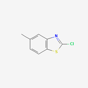 2-CHLORO-5-METHYLBENZO[D]THIAZOLE structure, CAS 3622-31-9