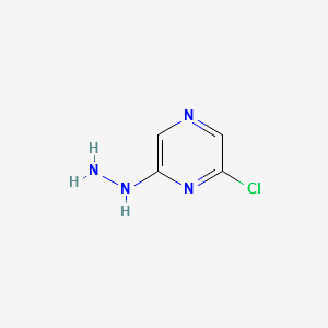 2-CHLORO-6-HYDRAZINYLPYRAZINE structure, CAS 63286-29-3
