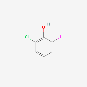 2-CHLORO-6-IODOPHENOL structure, CAS 28177-52-8