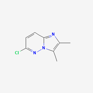 2-CHLORO-7,8-DIMETHYL-2H-PYRIMIDO[1,2-B]PYRIDAZINE structure, CAS 17412-26-9