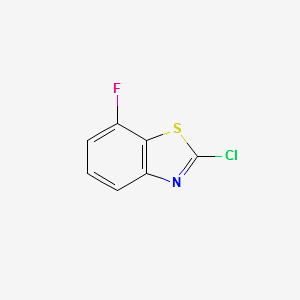 2-CHLORO-7-FLUOROBENZO[D]THIAZOLE structure, CAS 154327-28-3
