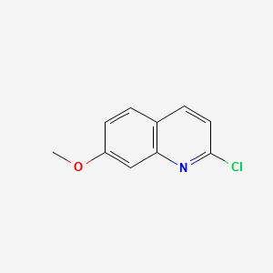 2-CHLORO-7-METHOXYQUINOLINE structure, CAS 49609-15-6
