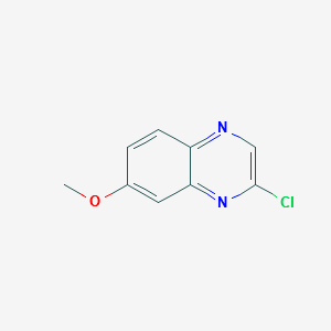 2-CHLORO-7-METHOXYQUINOXALINE structure, CAS 55686-93-6