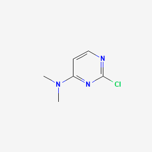 2-CHLORO-N,N-DIMETHYLPYRIMIDIN-4-AMINE structure, CAS 31058-81-8