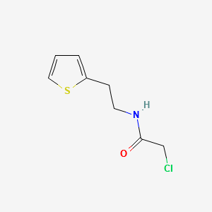 2-CHLORO-N-(2-(THIOPHEN-2-YL)ETHYL)ACETAMIDE structure, CAS 135709-69-2