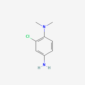 2-CHLORO-N1,N1-DIMETHYLBENZENE-1,4-DIAMINE structure, CAS 6085-59-2