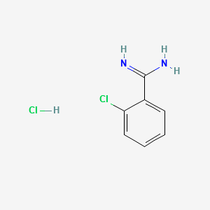 2-CHLOROBENZIMIDAMIDE HYDROCHLORIDE structure, CAS 18637-02-0
