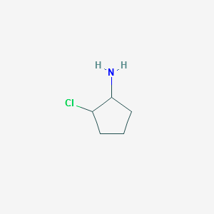 2-CHLOROCYCLOPENTANAMINE structure, CAS 61888-96-8