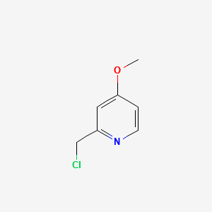2-CHLOROMETHYL-4-METHOXYPYRIDINE structure, CAS 99651-28-2