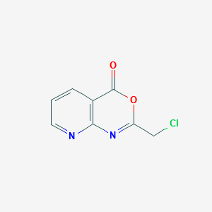 2-CHLOROMETHYLPYRIDO[2,3-D][1,3]OXAZIN-4-ONE structure, CAS 886363-79-7