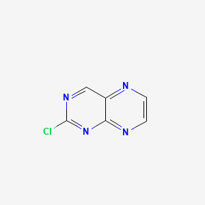 2-CHLOROPTERIDINE structure, CAS 14159-38-7