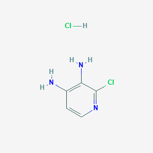2-CHLOROPYRIDINE-3,4-DIAMINE HYDROCHLORIDE structure, CAS 1187830-93-8