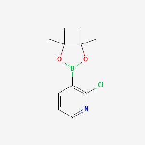 2-CHLOROPYRIDINE-3-BORONIC ACID PINACOL ESTER structure, CAS 452972-11-1