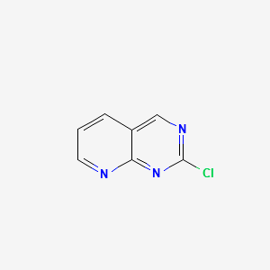 2-CHLOROPYRIDO[2,3-D]PYRIMIDINE structure, CAS 1060816-71-8