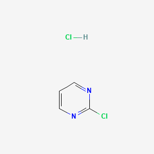 2-CHLOROPYRIMIDINE HYDROCHLORIDE structure, CAS 77722-80-6