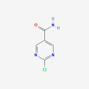 2-CHLOROPYRIMIDINE-5-CARBOXAMIDE structure, CAS 856595-94-3