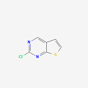 2-CHLOROTHIENO[2,3-D]PYRIMIDINE structure, CAS 83259-30-7