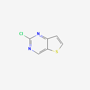 2-CHLOROTHIENO[3,2-D]PYRIMIDINE structure, CAS 1119280-68-0