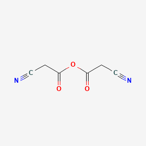 2-CYANOACETIC ANHYDRIDE structure, CAS 70776-23-7