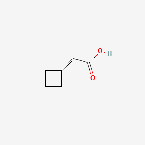 2-CYCLOBUTYLIDENEACETIC ACID structure, CAS 25021-04-9