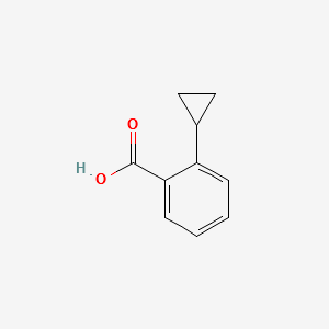 2-CYCLOPROPYLBENZOIC ACID structure, CAS 3158-74-5