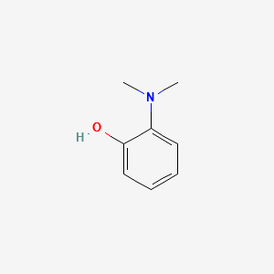 2-DIMETHYLAMINOPHENOL structure, CAS 3743-22-4