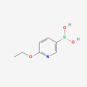 2-ETHOXY-5-PYRIDINEBORONIC ACID structure, CAS 612845-44-0
