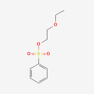 2-ETHOXYETHYL BENZENESULFONATE structure, CAS 17178-09-5