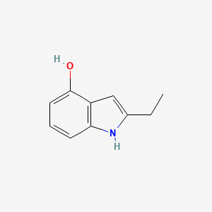2-ETHYL-1H-INDOL-4-OL structure, CAS 39843-70-4