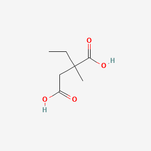 2-ETHYL-2-METHYLSUCCINIC ACID structure, CAS 631-31-2