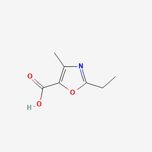2-ETHYL-4-METHYLOXAZOLE-5-CARBOXYLIC ACID structure, CAS 113366-51-1