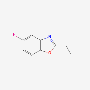 2-ETHYL-5-FLUOROBENZO[D]OXAZOLE structure, CAS 1267772-21-3