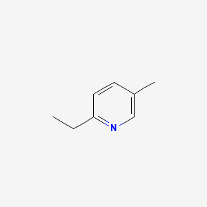2-ETHYL-5-METHYLPYRIDINE structure, CAS 18113-81-0