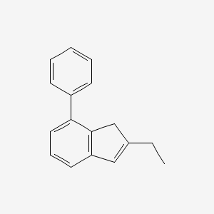 2-ETHYL-7-PHENYL-1H-INDENE structure, CAS 154380-63-9