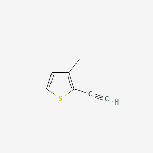 2-ETHYNYL-3-METHYLTHIOPHENE structure, CAS 81294-11-3