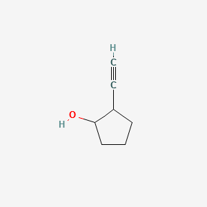 2-ETHYNYLCYCLOPENTANOL structure, CAS 22022-30-6