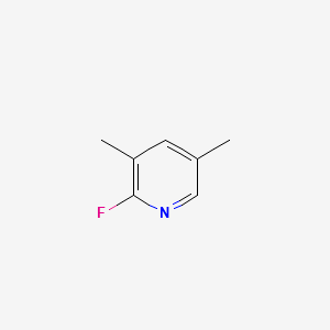 2-FLUORO-3,5-DIMETHYLPYRIDINE structure, CAS 111887-71-9