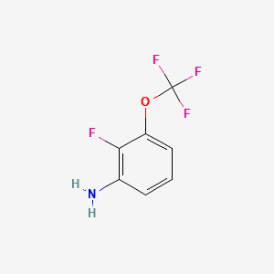 2-FLUORO-3-(TRIFLUOROMETHOXY)BENZENAMINE structure, CAS 1159512-64-7