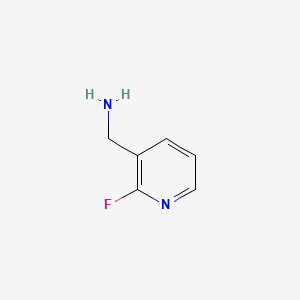 2-FLUORO-3-PYRIDINEMETHANAMINE structure, CAS 205744-16-7