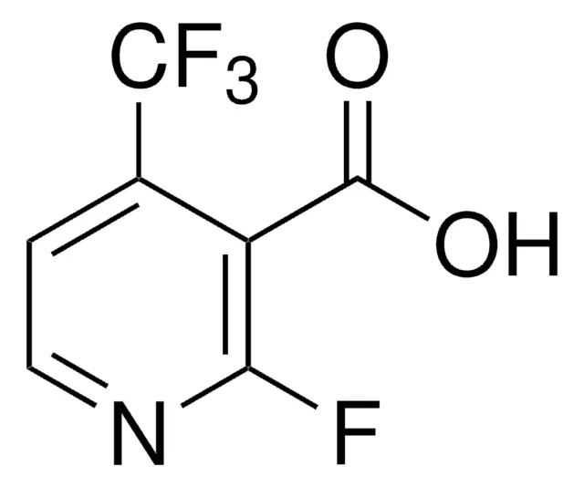 2-FLUORO-4-(TRIFLUOROMETHYL)NICOTINIC ACID structure, CAS 1040681-74-0